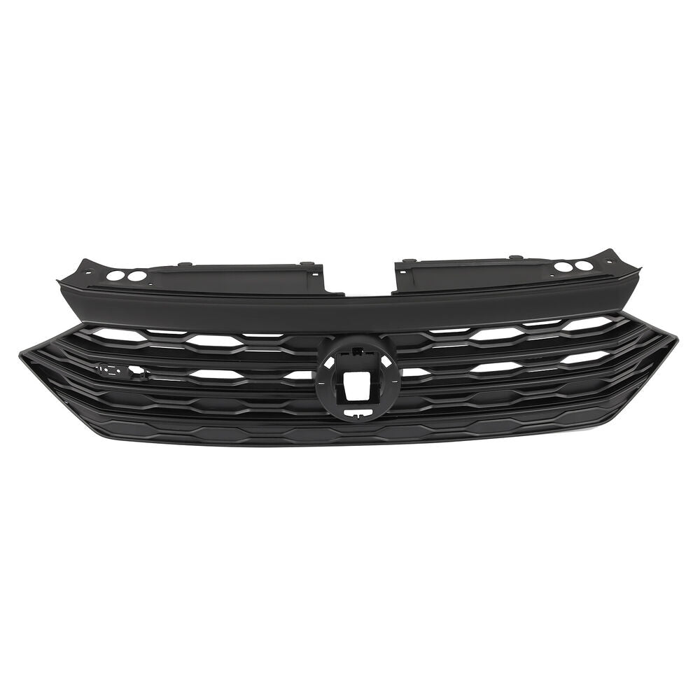 For 2019-2021 Volkswagen VW Jetta MK7 Front Bumper Grille Glossy Black Grill