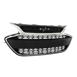 For 2019-2022 Chevrolet Spark Front Grille Assembly Black w/Chrome Trim 42687998
