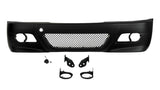 For BMW 00-06 E46 Coupe M3 Style Front Bumper w/ OEM Fog Cover w/o Fog Lamp