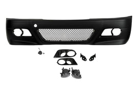 For BMW 00-06 E46 M3 Style Front Bumper Coupe Convert W/Fog Lamp,Bracket,H-Cover