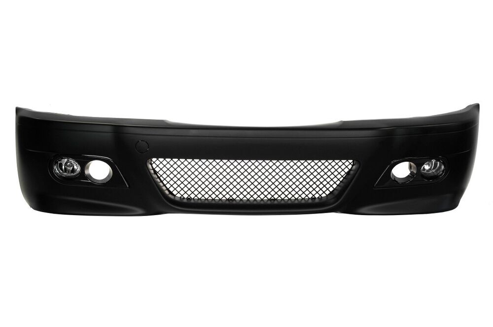 For BMW 00-06 E46 M3 Style Front Bumper Coupe Convert W/Fog Lamp,Bracket,H-Cover