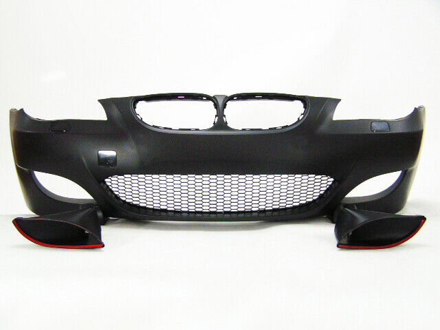 For BMW 04-10 E60 E61 5 Series, M5 Style Front Bumper w/o PDC w/ Air Duct