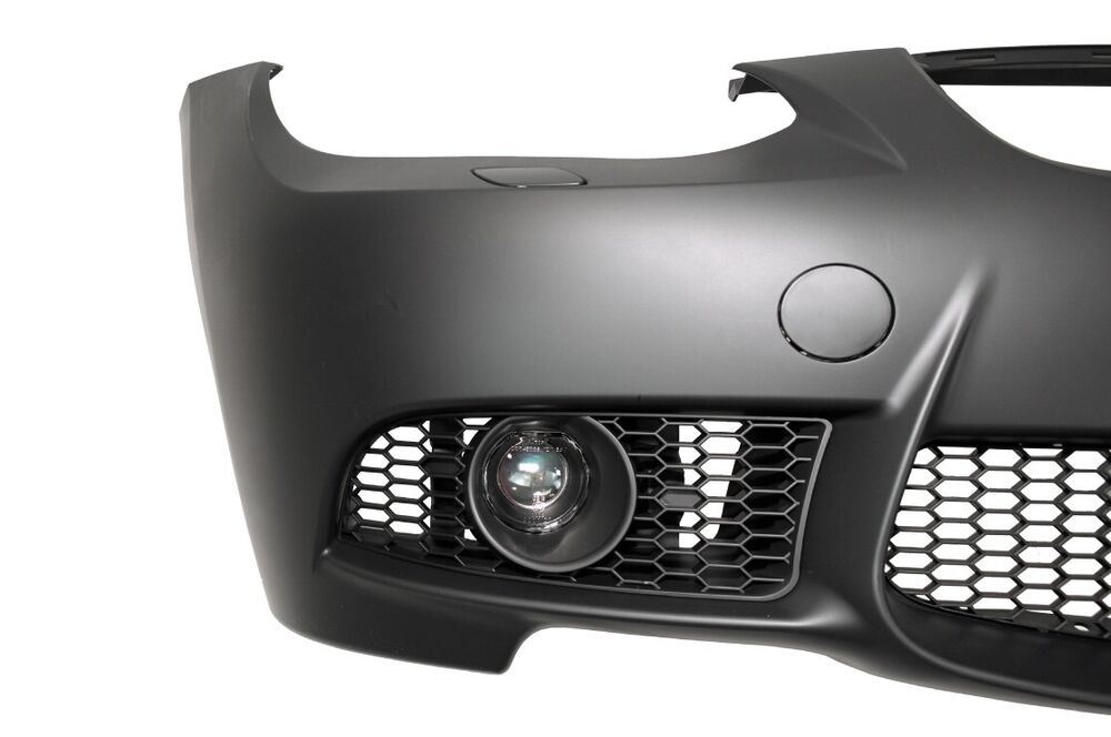 For BMW 07-10 3Series E92/E93 M3 Style Front Bumper w/Projection Fog Lamp No PDC