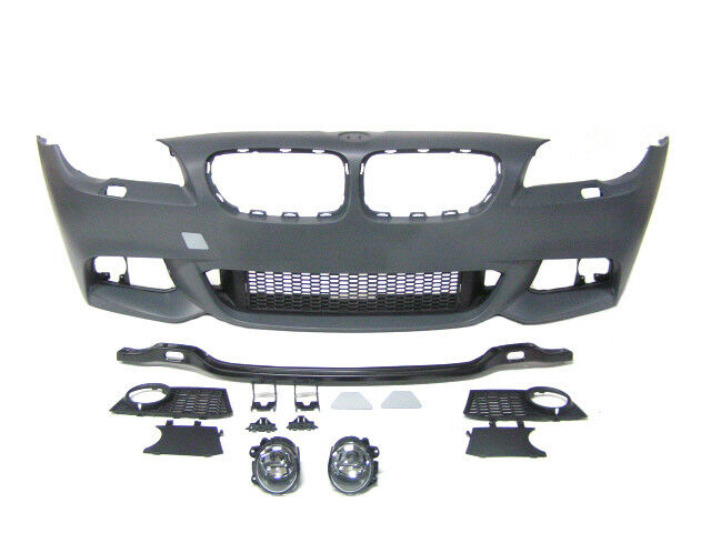 For BMW 11-13 5 Series PRE-LCI F10 M-Sport Style Front Bumper w/o PDC+Fog Light