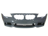 For BMW 11-13 PRE-LCI F10 5 Series, M-SPORT Style Front Bumper w/ PDC +Fog Light