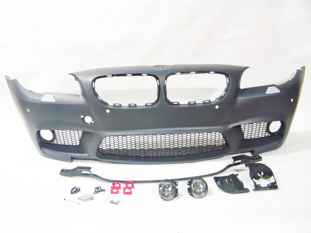 For BMW 11-13 PRE-LCI F10 5 Series, M5 Style Front Bumper w/ PDC with Fog Lamp