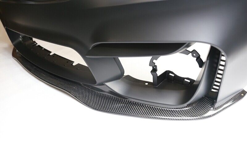 For BMW 12-18 3 Series F30 PSM-Style Carbon Fiber Lip for M3 Style Front Bumper