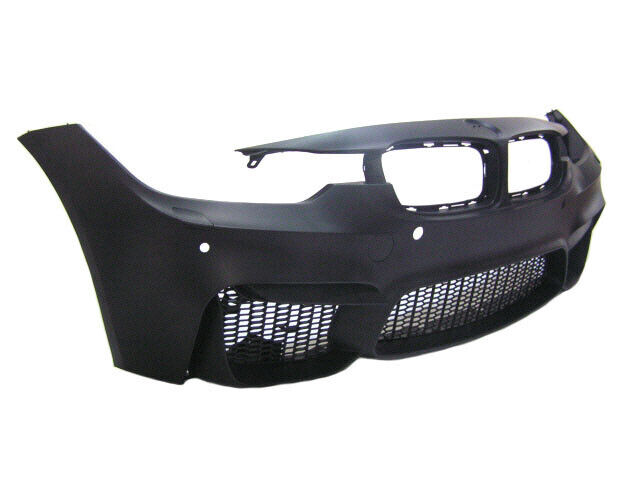 For BMW 12-18 3 Series F30 , M3 Style Front Bumper Air Type w/ PDC + V-Style CF