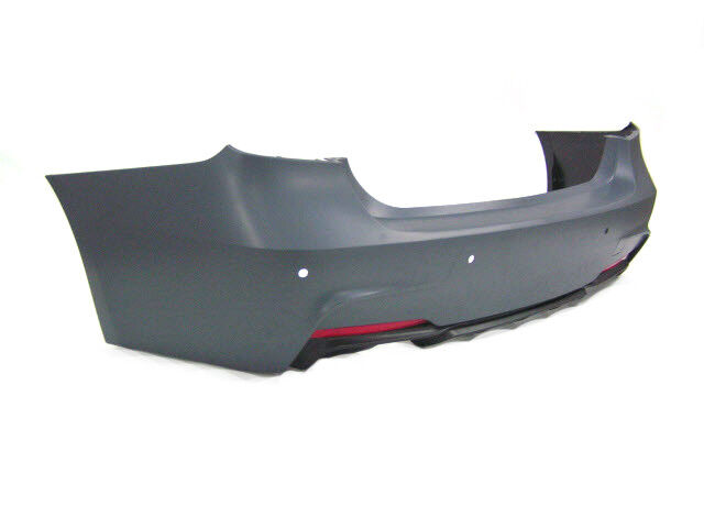 For BMW 12-18 3 Series F30, M Performance Rear Bumper W/ Single 320i Outlet W/PDC