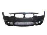 For BMW 12-18 F30 3 Series, F80 M3 Style Front Bumper Fog Type w/ PDC