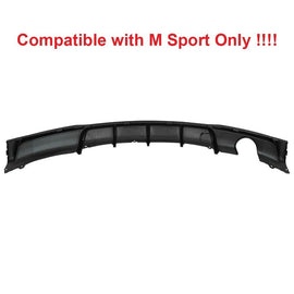 For BMW 12-18 F30 F31 3 Series Rear Bumper w/ M-Sport PKG, P-Style Diffuser