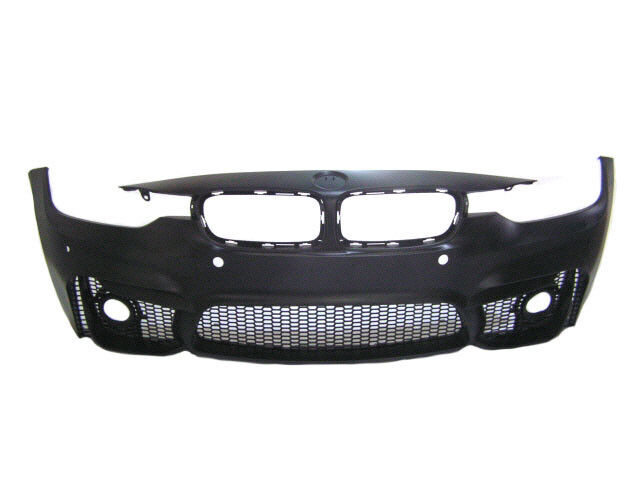 For BMW 12-18 F30 M3 Style FOG Type Bumper W/PDC+V-Type Front Lip (Carbon Fiber)