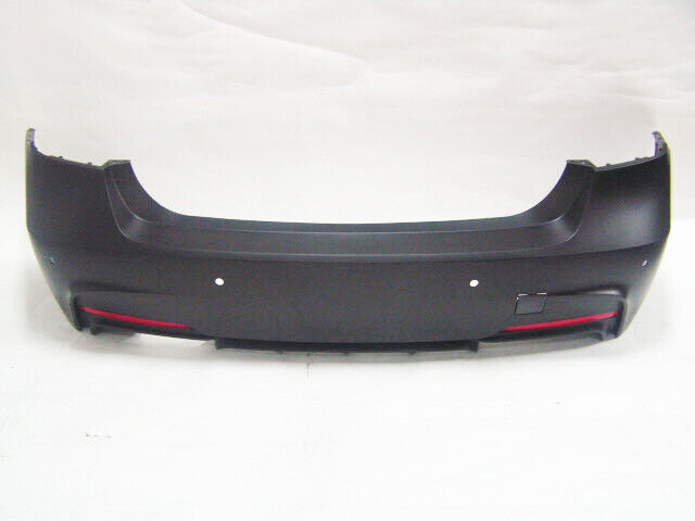 For BMW 12-18 F30 M Performance Rear Bumper with 328i Diffuser With PDC