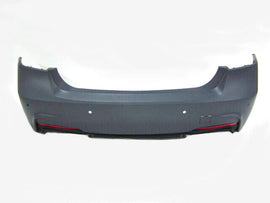 For BMW 12-18 F30 M Performance Style Rear Bumper with 335i Diffuser with PDC