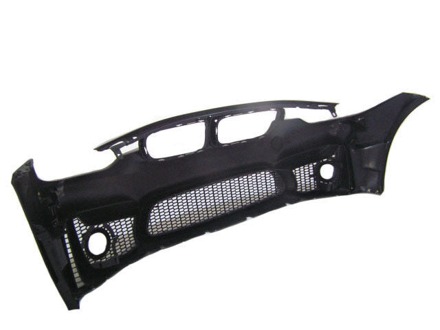 For BMW 12-18 F30 Series, M3 Fog Style Front Bumper w/o PDC + P Style Carbon Lip