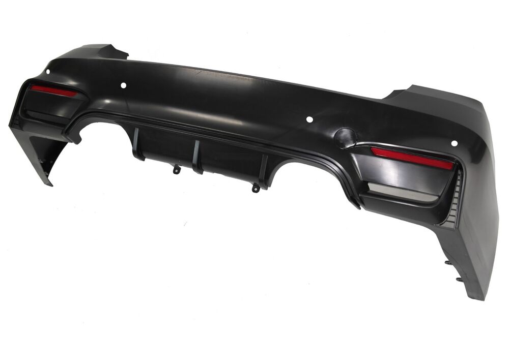 For BMW 12-19 3 Series F30 M3 Style Rear Bumper 3 Series w/ PDC