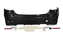 For BMW 12-19 3 Series F30 M3 Style Rear Bumper W/O PDC