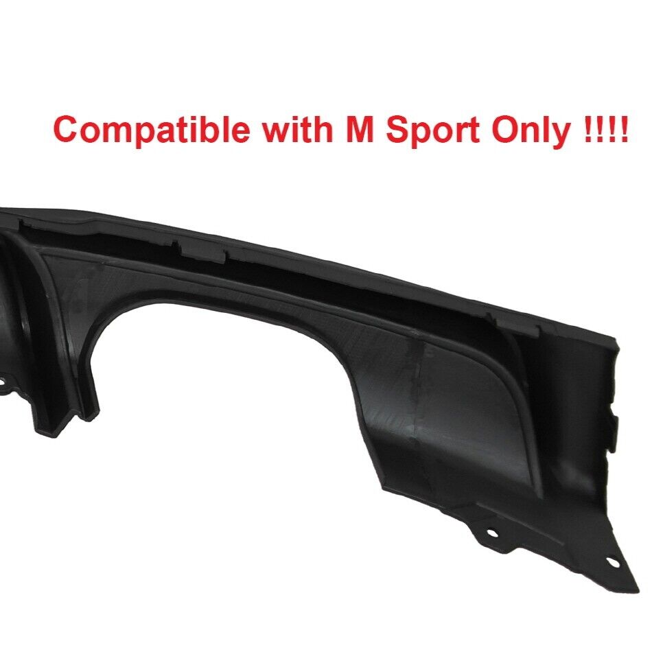 For BMW 12-19 3 Series F30 M Performance 350i Style Quad Diffuser ONLY!