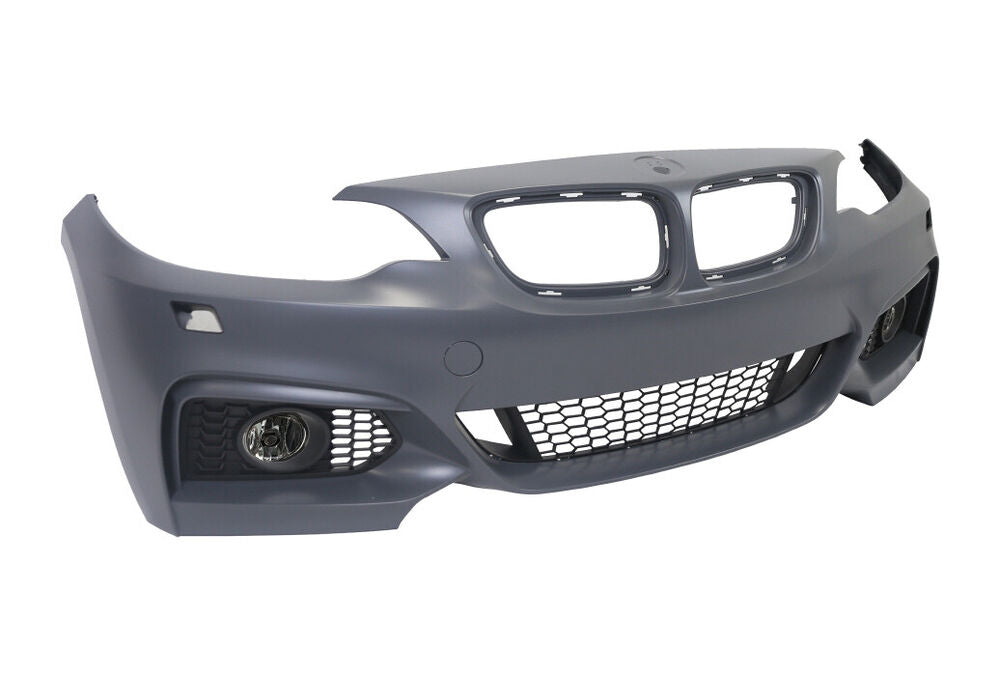 For BMW 13-19 2 Series F22 F23 , M-Sport style Front Bumper w/o PDC + Fog Light
