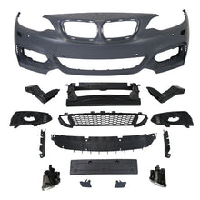 Load image into Gallery viewer, For BMW 13-19 F22 2 Series, M-Sport Style Front Bumper w/ PDC Holes + Front LIP