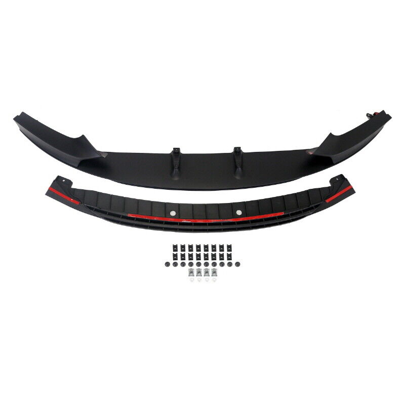 For BMW 13-19 F22 2 Series, M-Sport Style Front Bumper w/ PDC Holes + Front LIP