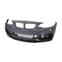 Load image into Gallery viewer, For BMW 13-19 F22 2 Series, M-Sport Style Front Bumper w/o PDC Holes + Front LIP