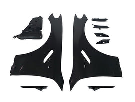 For BMW 17-22 G30/G31 M5 Style Steel Fenders W/ Black Side Vent W/ Water Tank