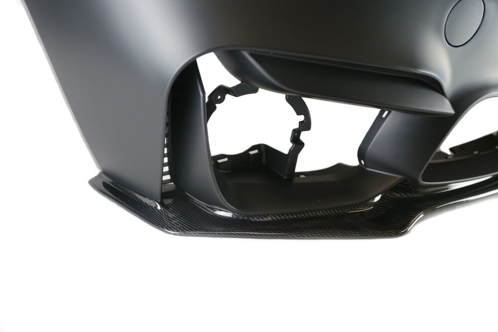 For BMW 3 Series F30 GoodGo V-Type Carbon Fiber Lip for M3 Style Front Bumper