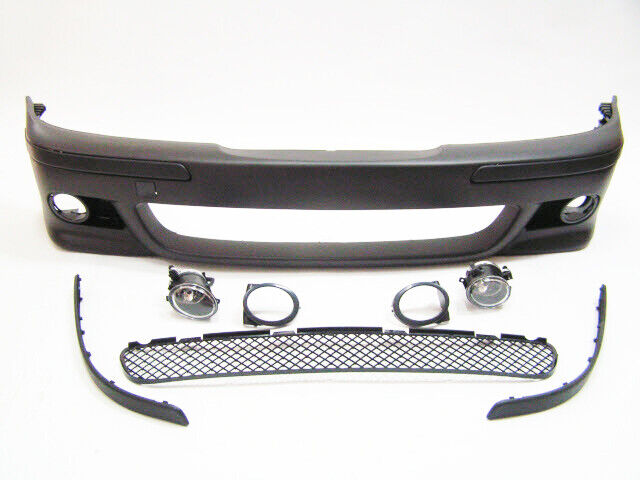 For BMW 96-03 5 Series E39 M5 Style Front Bumper W/ Fog Lights