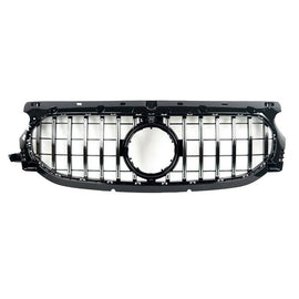 For Mercedes Benz H247 GLA 2020-2023 Black-Chrome GT Grille AMG GLA45 W/Camera