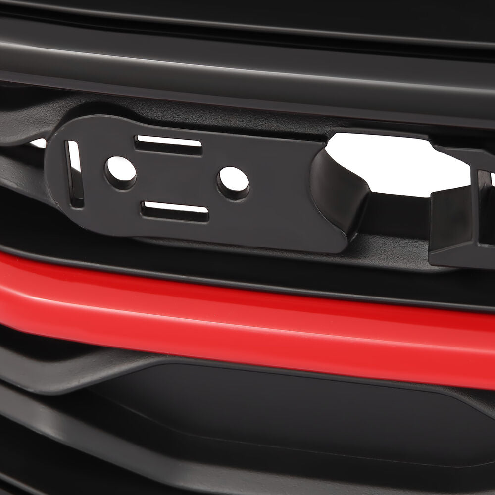 For VW Volkswagen Jetta 2019 2020 2021 Front Bumper Upper Grille Black & Red