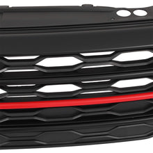 Load image into Gallery viewer, For VW Volkswagen Jetta 2019 2020 2021 Front Bumper Upper Grille Black &amp; Red