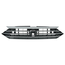 For VW Volkswagen Jetta MK7 2019-2021 Front Bumper Upper Grille GLI Style Chrome