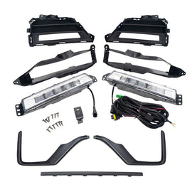 Front Bumper Grill Foglights Assy Front Trim Strip For 2020-2021 Honda CR-V CRV