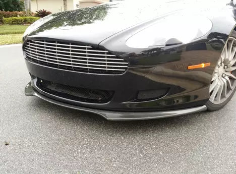 Front Bumper Lip Spoiler Linea Tesoro Style For Aston Martin AM-DB9-FL