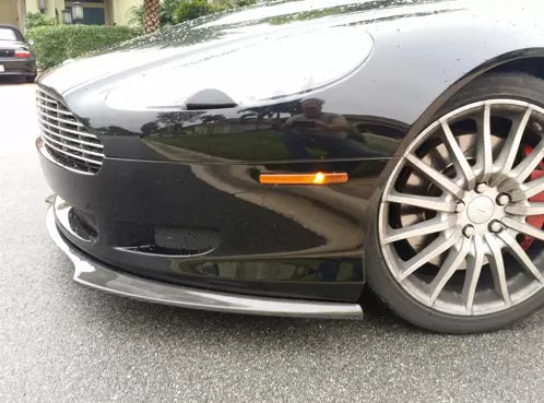 Front Bumper Lip Spoiler Linea Tesoro Style For Aston Martin AM-DB9-FL