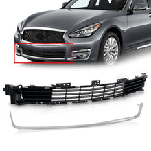 Load image into Gallery viewer, Front Bumper Lower Grill Grille w/Chrome Molding Trim For Infiniti Q70 2015-2019