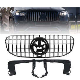 Front GT Grille Bracket W/ Camera For Mercedes Benz X167 GLS450 GLS580 2020-2023