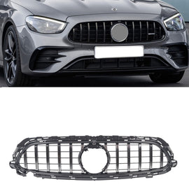 Front GT Grille Chrome For Mercedes Benz W213 E-Class Sedan Facelift 2021 2022