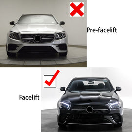 Front GT Grille Chrome For Mercedes Benz W213 E-Class Sedan Facelift 2021 2022