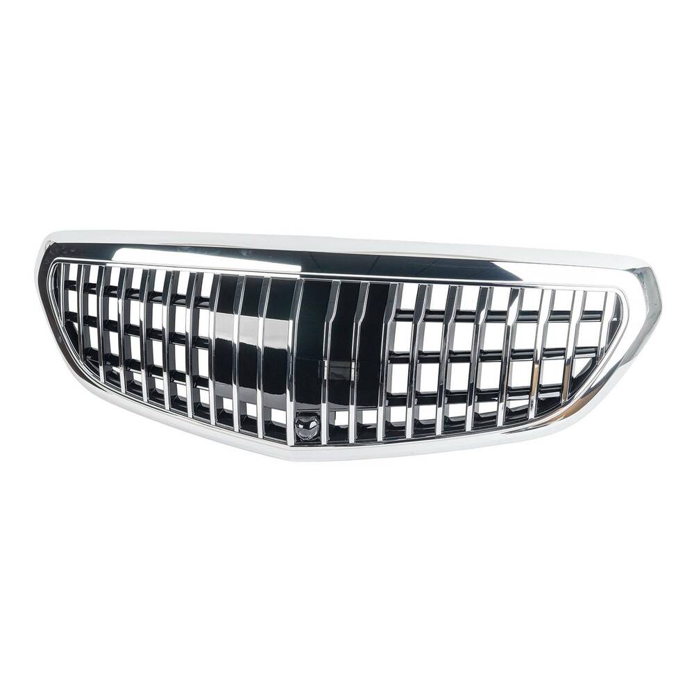 Front Grill FOR Mercedes Benz W212 E-CLASS facelift 2013-16 Silver W/CAMERA HOLE
