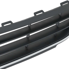 Front Lower Bumper Grille w/Chrome Molding Trim For 2011-2014 Volkswagen Jetta