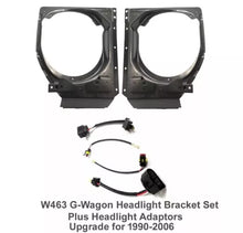 Load image into Gallery viewer, G-Wagon Headlight Mounting Bracket + Adaptors Upgrade G500 G55 90-06 To 07-18