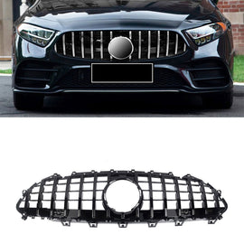 GT-R Front Grille For Mercedes Benz W257 C257 CLS-CLASS 2019-22 ALL Black