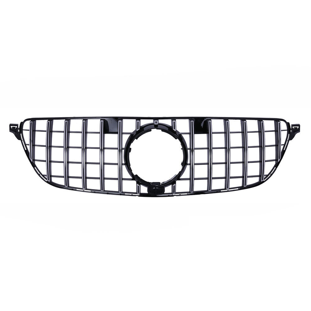 GT-R Style Front Grille For W166 GLE-CLASS facelift 2016-2019 Black Chrome
