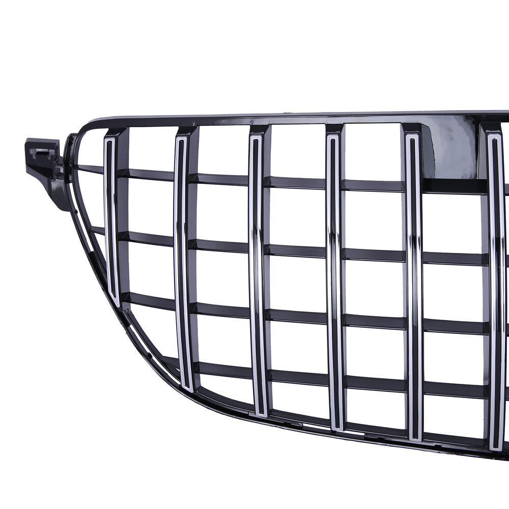 GT-R Style Front Grille For W166 GLE-CLASS facelift 2016-2019 Black Chrome