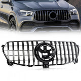 GT Front Grille For Mercedes Benz W167 GLE-CLASS standard 2020-ON Black Chrome