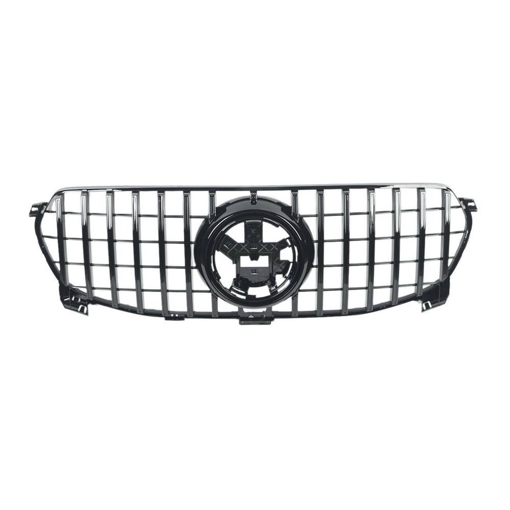GTR Front Bumper Grill All Black For Mercedes W167 GLE-CLASS Standard 2020-2023