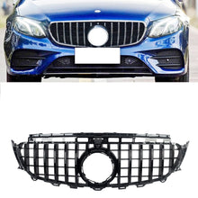 Load image into Gallery viewer, GT R Grille Fit Mercedes Benz W213 E-CLASS 2016-2020 W/ CAMERA HOLE ALL Black