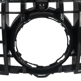 GT R Grille Fit Mercedes Benz W213 E-CLASS 2016-2020 W/ CAMERA HOLE ALL Black